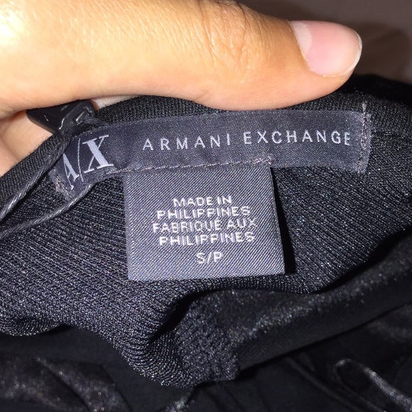 ARMANI EXCHANGE BLACK DRESS - Picture 6 of 6